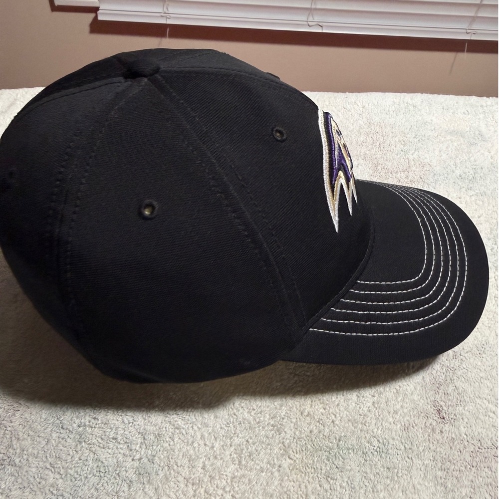 Baltimore Ravens NFL 47 Brand Black Stretch Fit Hat Baseball Cap Contrast Stitch - Picture 3 of 5